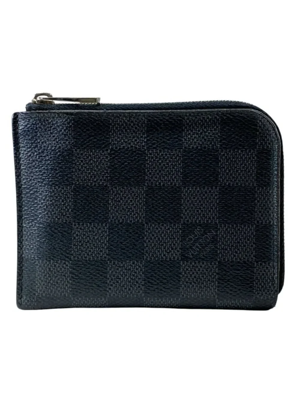 Louis Vuitton Zippy Coin Purse Damier Graphite Gray Black Practicality Compact